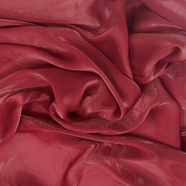 Crystalized Reflective Liquid Faux Silk Chiffon Fabric - Prismatic Fiber Arts