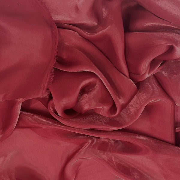 Crystalized Reflective Liquid Faux Silk Chiffon Fabric - Prismatic Fiber Arts