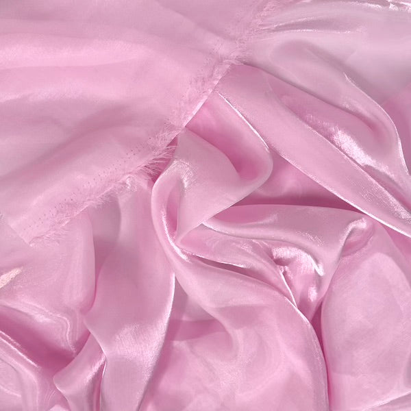 Crystalized Reflective Liquid Faux Silk Chiffon Fabric - Prismatic Fiber Arts
