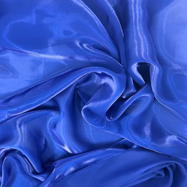 Crystalized Reflective Liquid Faux Silk Chiffon Fabric - Prismatic Fiber Arts