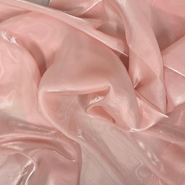 Crystalized Reflective Liquid Faux Silk Chiffon Fabric - Prismatic Fiber Arts