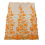3D Embroidered Satin Floral Pearl Lace Fabric - Prismatic Fiber Arts