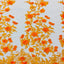 3D Embroidered Satin Floral Pearl Lace Fabric - Prismatic Fiber Arts