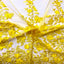 3D Embroidered Satin Floral Pearl Lace Fabric - Prismatic Fiber Arts
