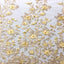 3D Embroidered Satin Floral Pearl Lace Fabric - Prismatic Fiber Arts