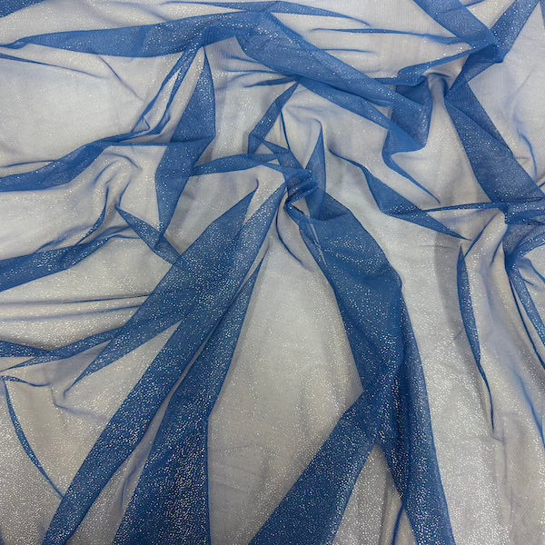 Metallic Foil Dotted Mesh Fabric - Prismatic Fiber Arts