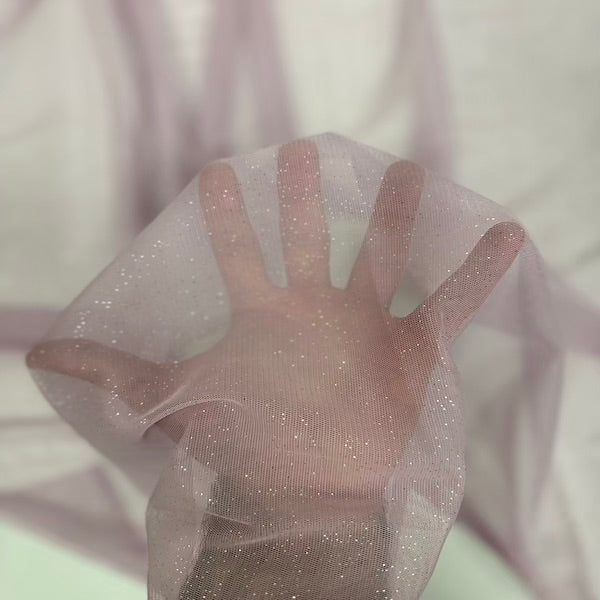 Metallic Foil Dotted Mesh Fabric - Prismatic Fiber Arts