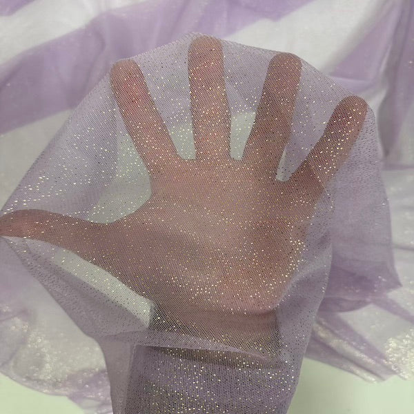 Metallic Foil Dotted Mesh Fabric - Prismatic Fiber Arts