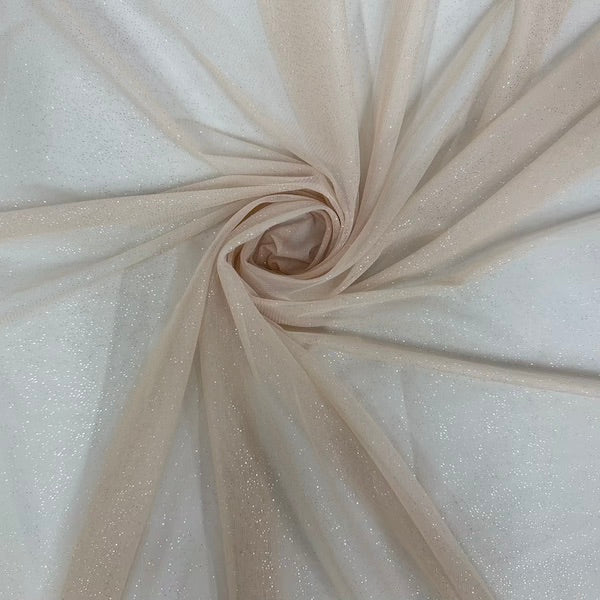 Metallic Foil Dotted Mesh Fabric - Prismatic Fiber Arts