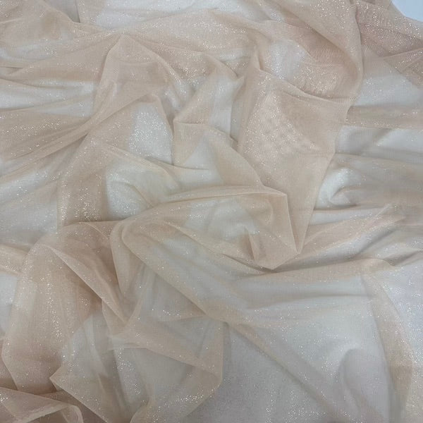 Metallic Foil Dotted Mesh Fabric - Prismatic Fiber Arts