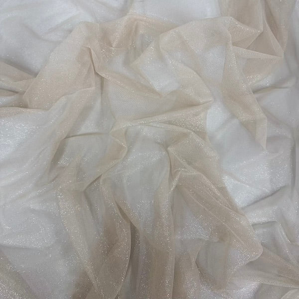 Metallic Foil Dotted Mesh Fabric - Prismatic Fiber Arts