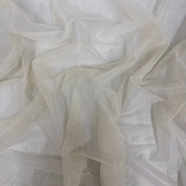 Metallic Foil Dotted Mesh Fabric - Prismatic Fiber Arts