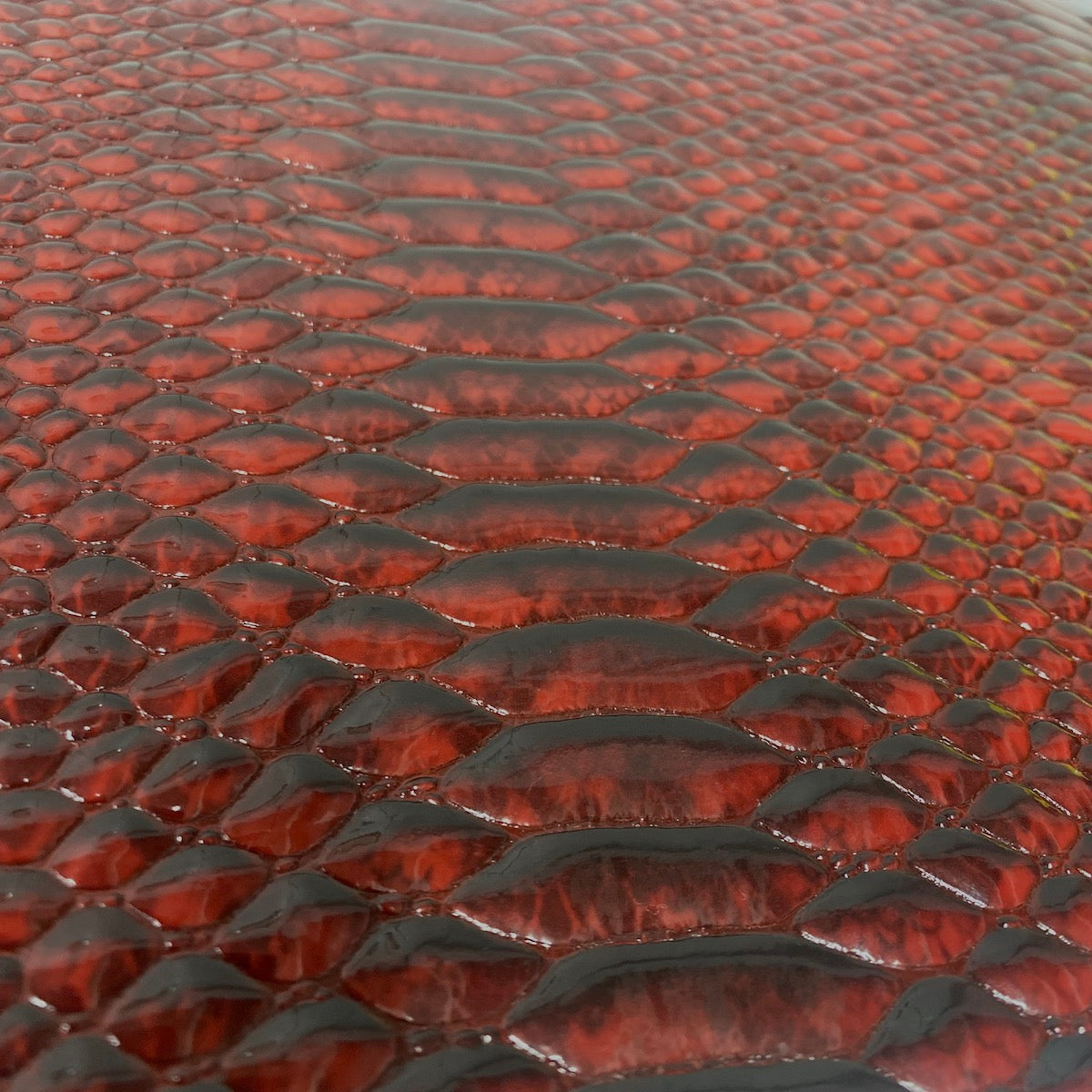 Culebra Patent 3D Embossed Snake Skin Vinyl Fabric - Prismatic Fiber Arts