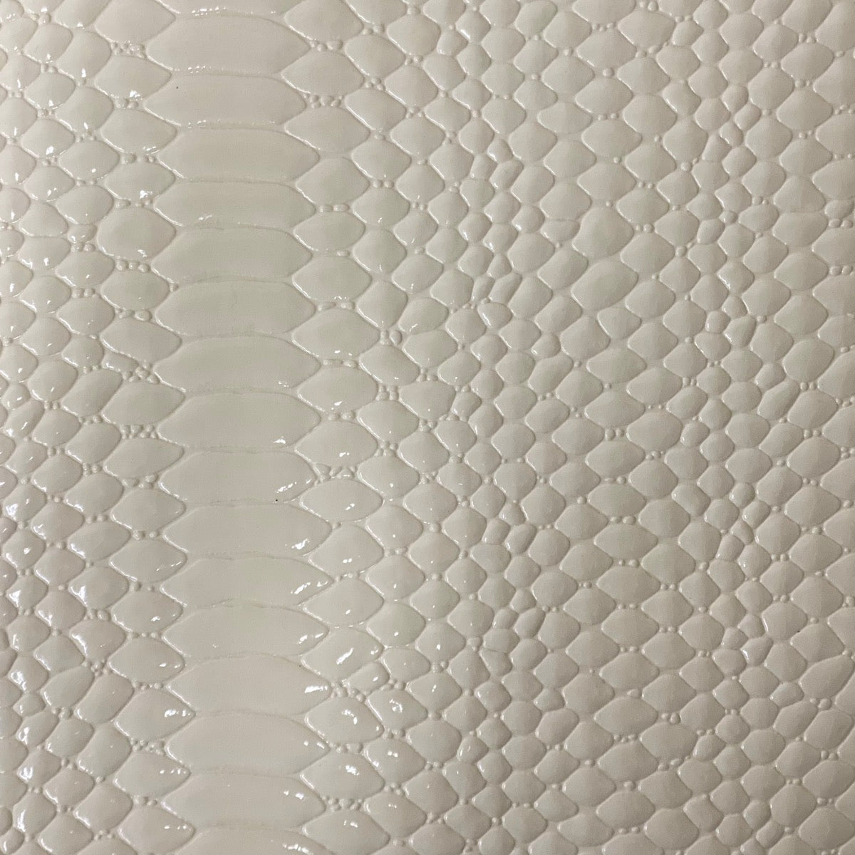 Culebra Patent 3D Embossed Snake Skin Vinyl Fabric - Prismatic Fiber Arts