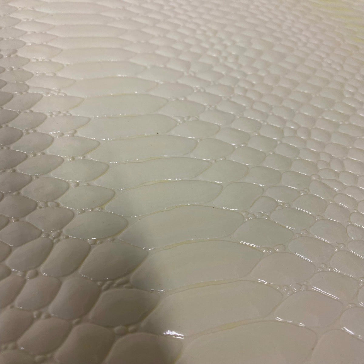 Culebra Patent 3D Embossed Snake Skin Vinyl Fabric - Prismatic Fiber Arts