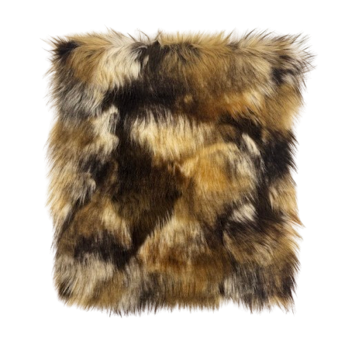 Multicolor Patchwork Faux Fur Fabric - Prismatic Fiber Arts