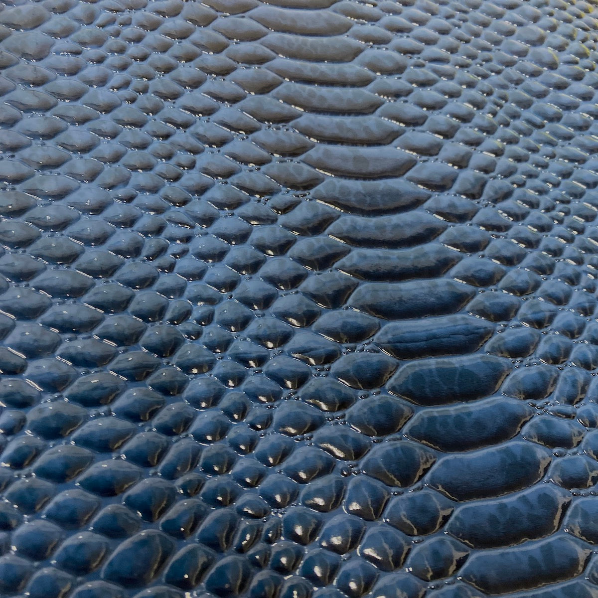 Culebra Patent 3D Embossed Snake Skin Vinyl Fabric - Prismatic Fiber Arts
