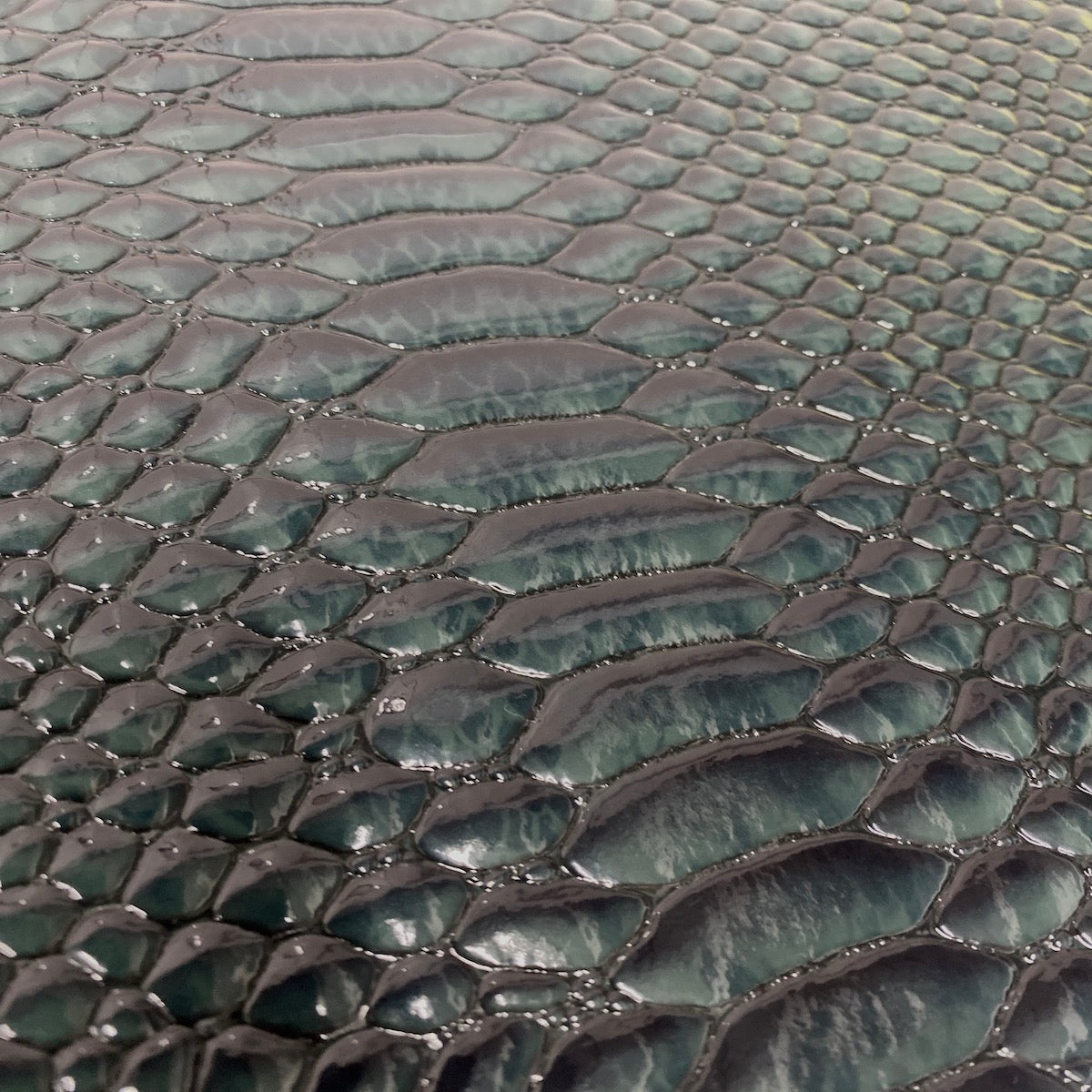 Culebra Patent 3D Embossed Snake Skin Vinyl Fabric - Prismatic Fiber Arts