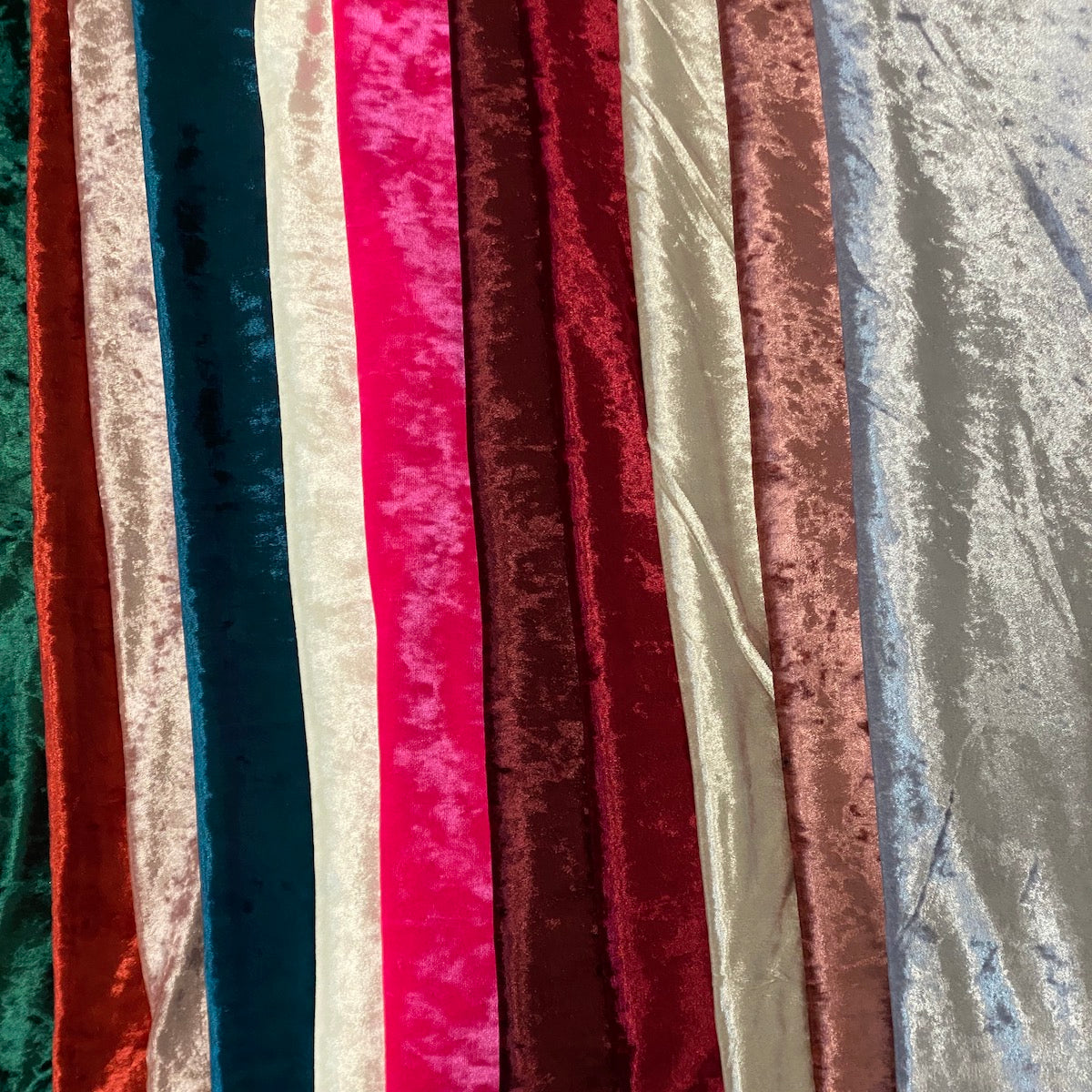Crushed Stretch Velvet Fabric - Prismatic Fiber Arts