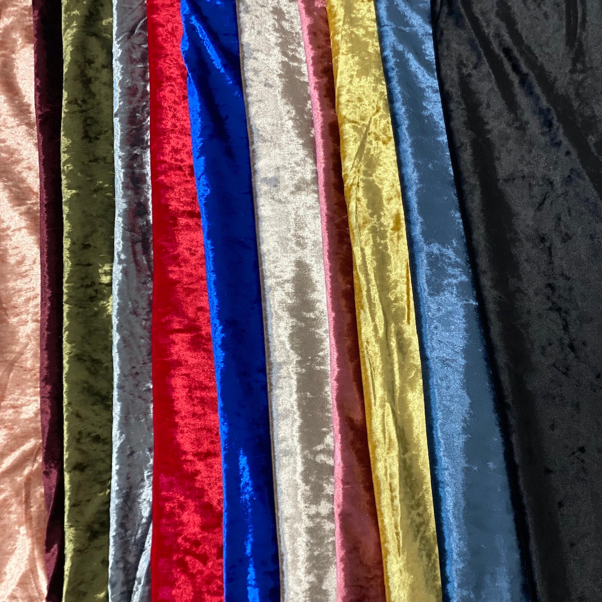 Crushed Stretch Velvet Fabric - Prismatic Fiber Arts