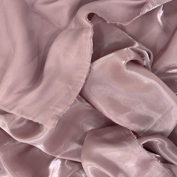 Crystalized Reflective Liquid Faux Silk Chiffon Fabric - Prismatic Fiber Arts