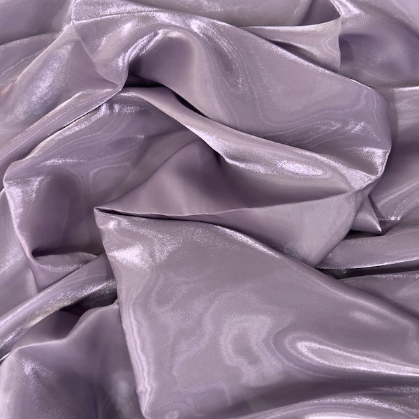 Crystalized Reflective Liquid Faux Silk Chiffon Fabric - Prismatic Fiber Arts