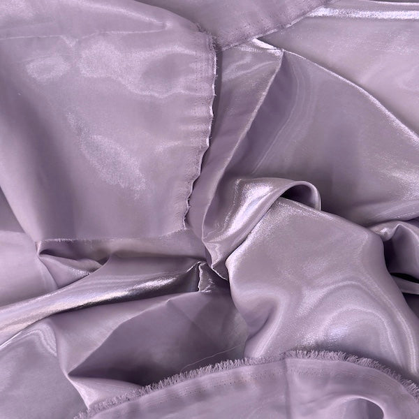 Crystalized Reflective Liquid Faux Silk Chiffon Fabric - Prismatic Fiber Arts