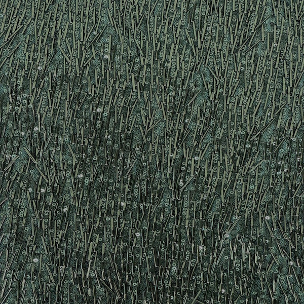 French Fringe Stretch Sequins Fabric - Prismatic Fiber Arts