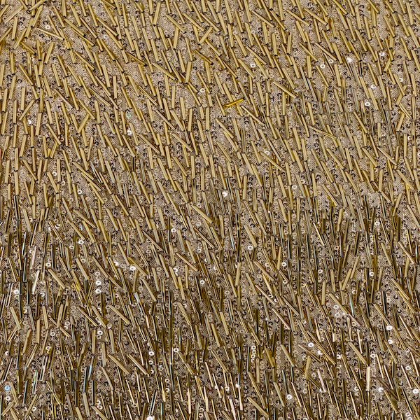 French Fringe Stretch Sequins Fabric - Prismatic Fiber Arts
