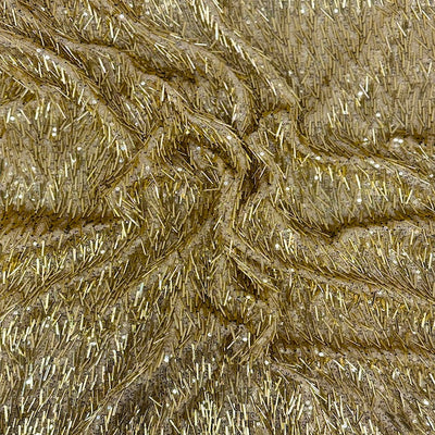 French Fringe Stretch Sequins Fabric - Prismatic Fiber Arts
