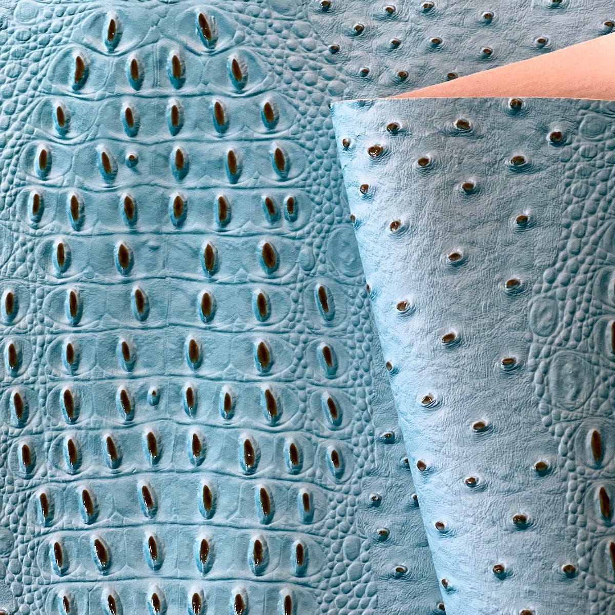 Gatorich Faux Leather Vinyl Fabric - Prismatic Fiber Arts
