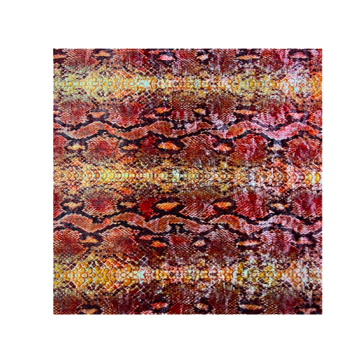 Snakeskin Printed Stretch Velvet Spandex Fabric - Prismatic Fiber Arts