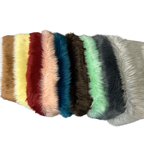 Luxury Long Pile Shaggy Faux Fur Fabric - Prismatic Fiber Arts