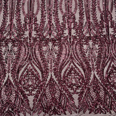 Anault Damask Stretch Sequins Fabric - Prismatic Fiber Arts