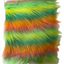 Striped Long Pile Faux Fur Fabric - Prismatic Fiber Arts