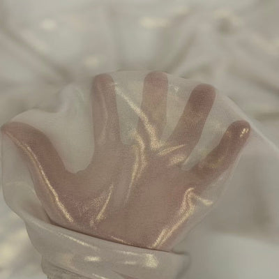 Metallic Liquid Reflective Foil Chiffon Fabric - Prismatic Fiber Arts