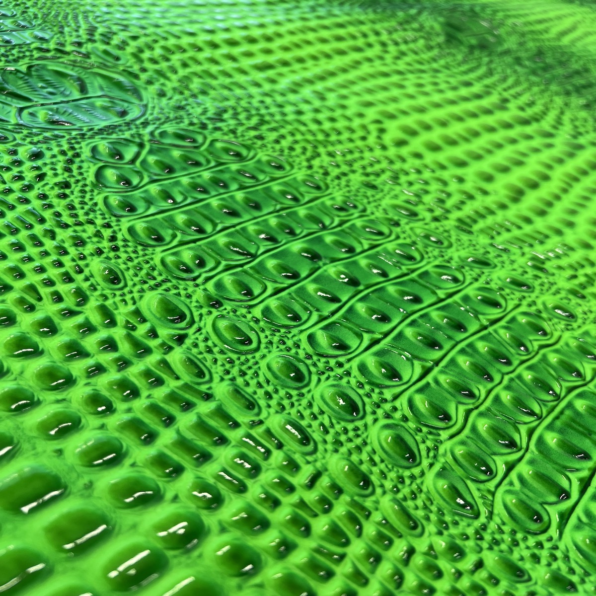 Aussie 3D Embossed Gator Vinyl Fabric - Prismatic Fiber Arts