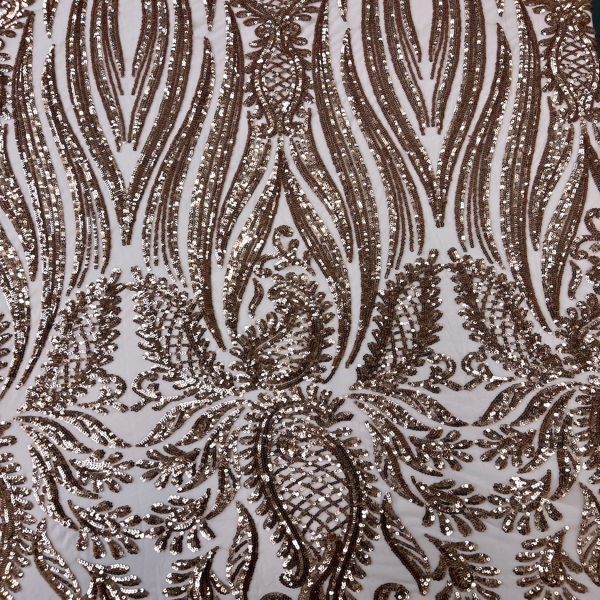 Nebill Stretch Sequins Lace Fabric - Prismatic Fiber Arts