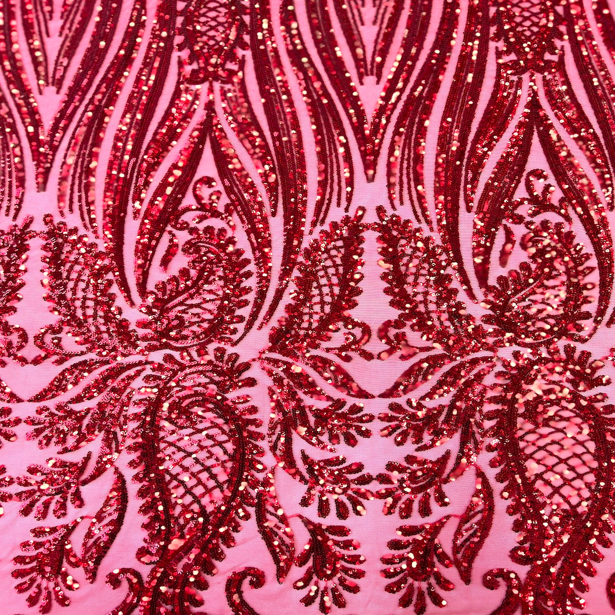 Nebill Stretch Sequins Lace Fabric - Prismatic Fiber Arts