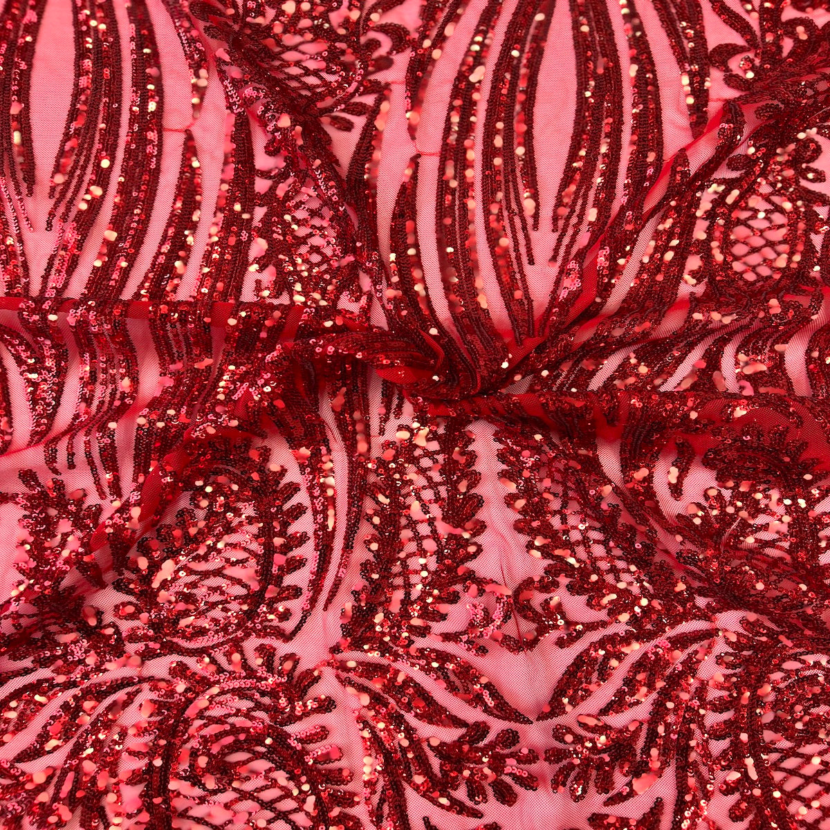 Nebill Stretch Sequins Lace Fabric - Prismatic Fiber Arts