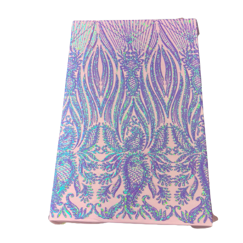Nebill Stretch Sequins Lace Fabric - Prismatic Fiber Arts