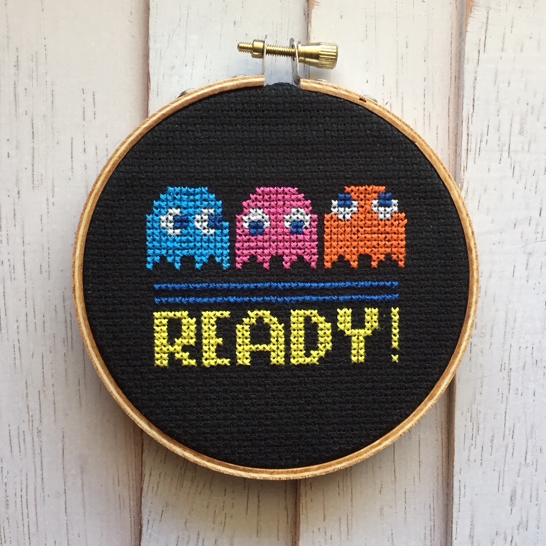 READY! Game Counted Cross Stitch DIY KIT Beginner - Prismatic Fiber Arts