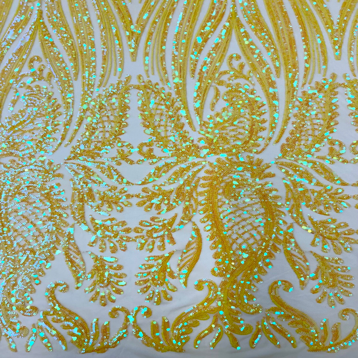 Nebill Stretch Sequins Lace Fabric - Prismatic Fiber Arts