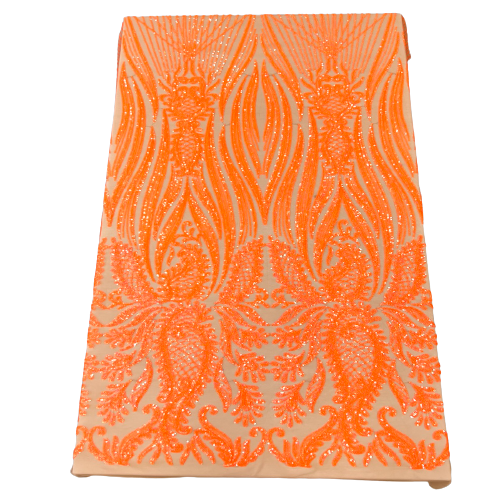 Nebill Stretch Sequins Lace Fabric - Prismatic Fiber Arts