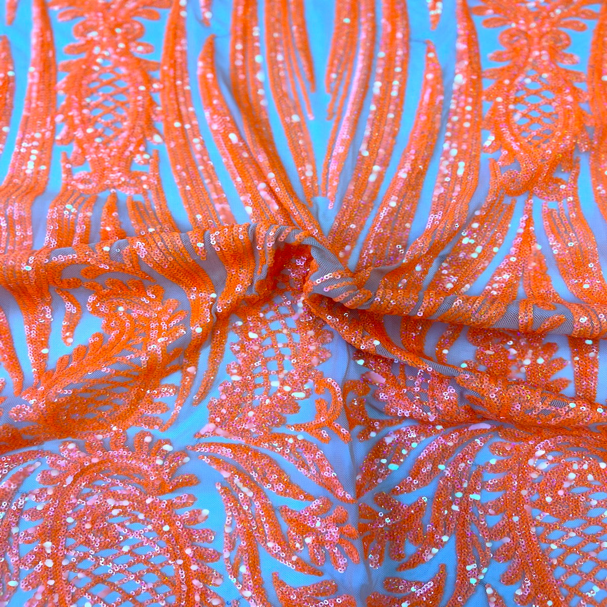 Nebill Stretch Sequins Lace Fabric - Prismatic Fiber Arts