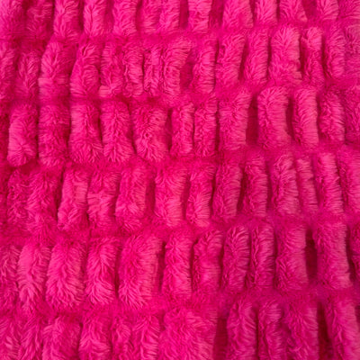 Ruched Chinchilla Stretch Faux Fur Fabric - Prismatic Fiber Arts