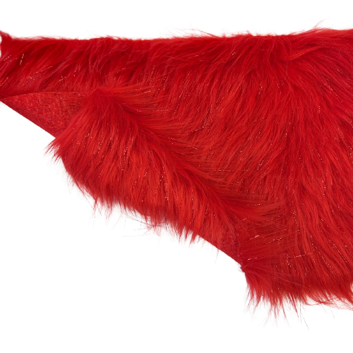 Tinsel Sparkle Glitter Long Pile Shaggy Faux Fur Fabric - Prismatic Fiber Arts