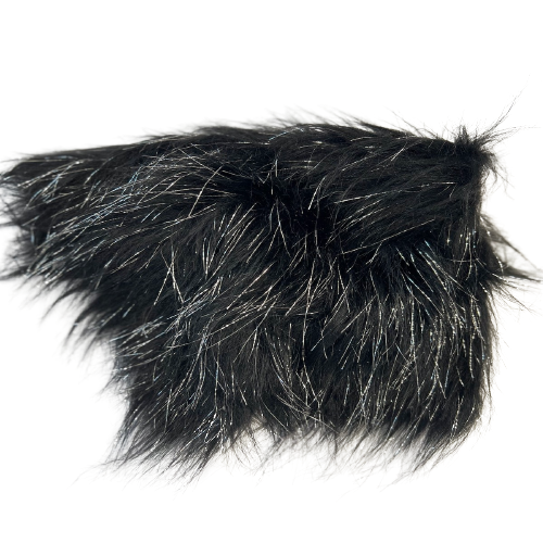 Tinsel Sparkle Glitter Long Pile Shaggy Faux Fur Fabric - Prismatic Fiber Arts