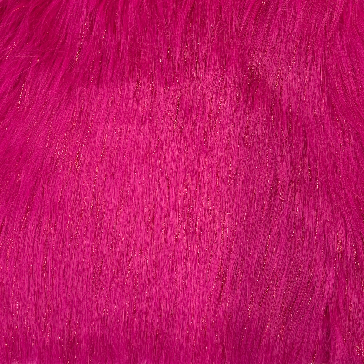 Tinsel Sparkle Glitter Long Pile Shaggy Faux Fur Fabric - Prismatic Fiber Arts