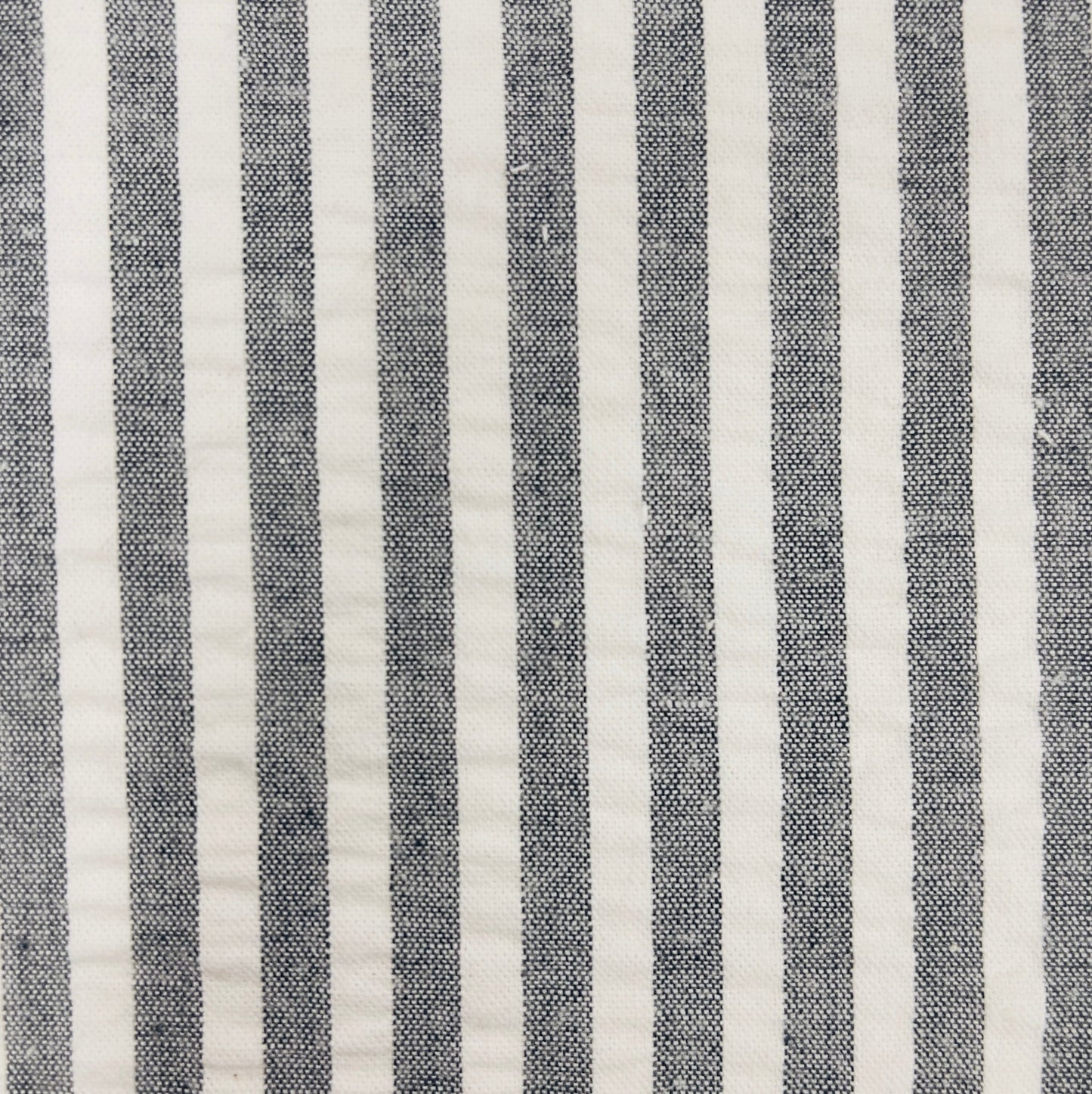 Seersucker Cotton Spandex Fabric | 98% Cotton, 2% Spandex | 1/4" Stripes | 50" Wide - Prismatic Fiber Arts